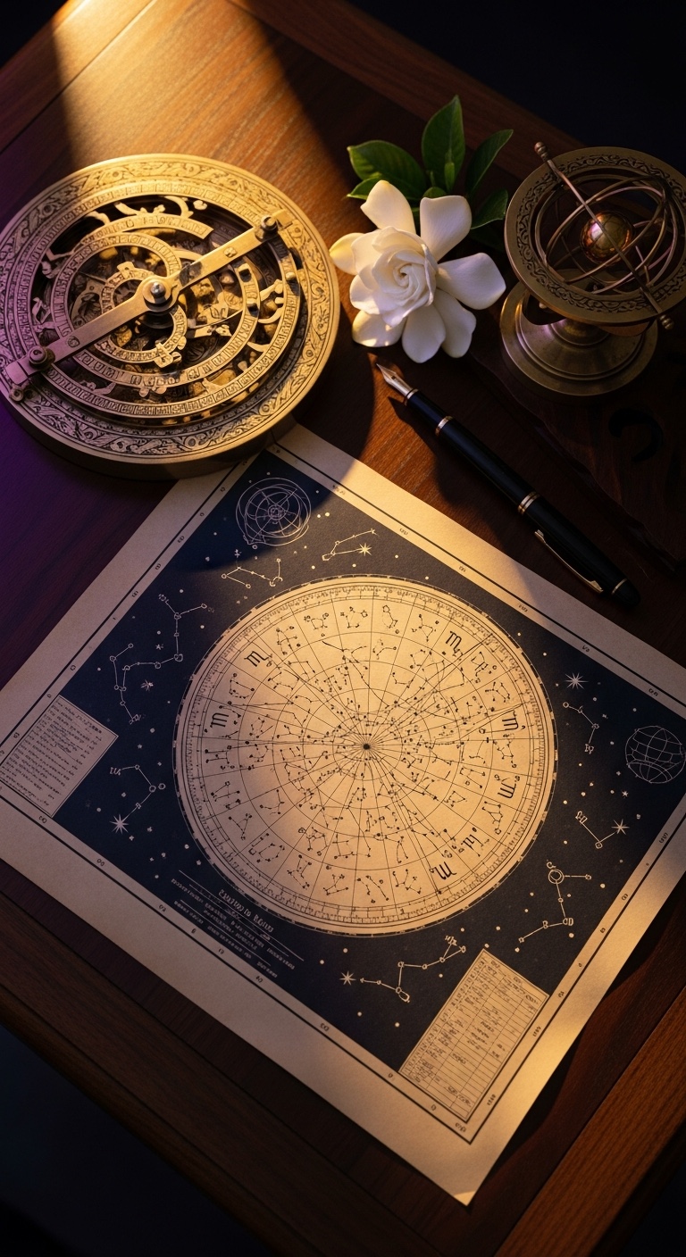 Astrology option 1: scholar's desk